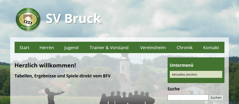 Vereinsseite SV Bruck